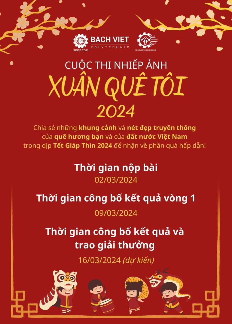 Tham gia cuộc thi Nhiếp ảnh "Xuân Quê Tôi" Năm 2024